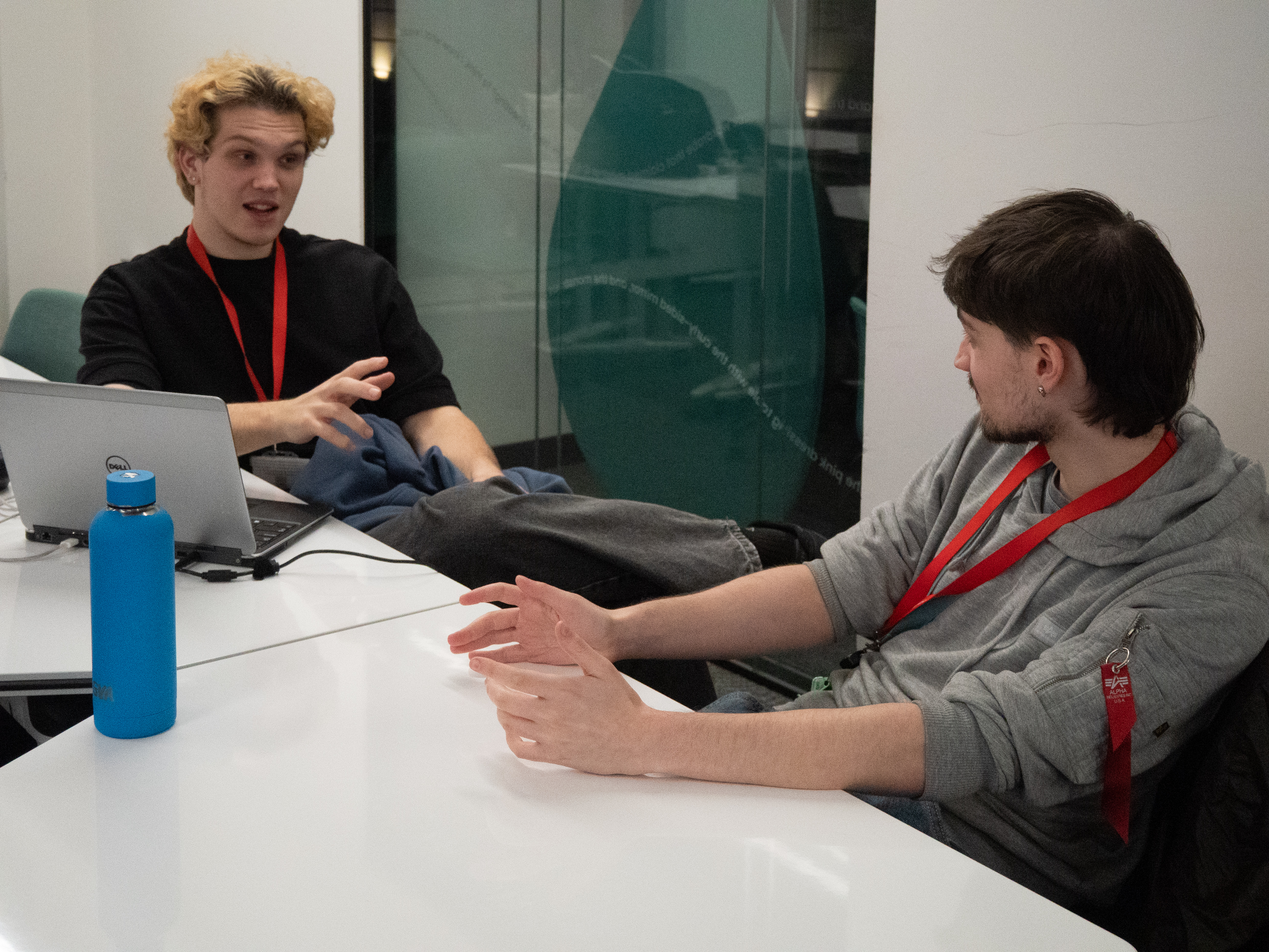 Workshop Series — students in discussion